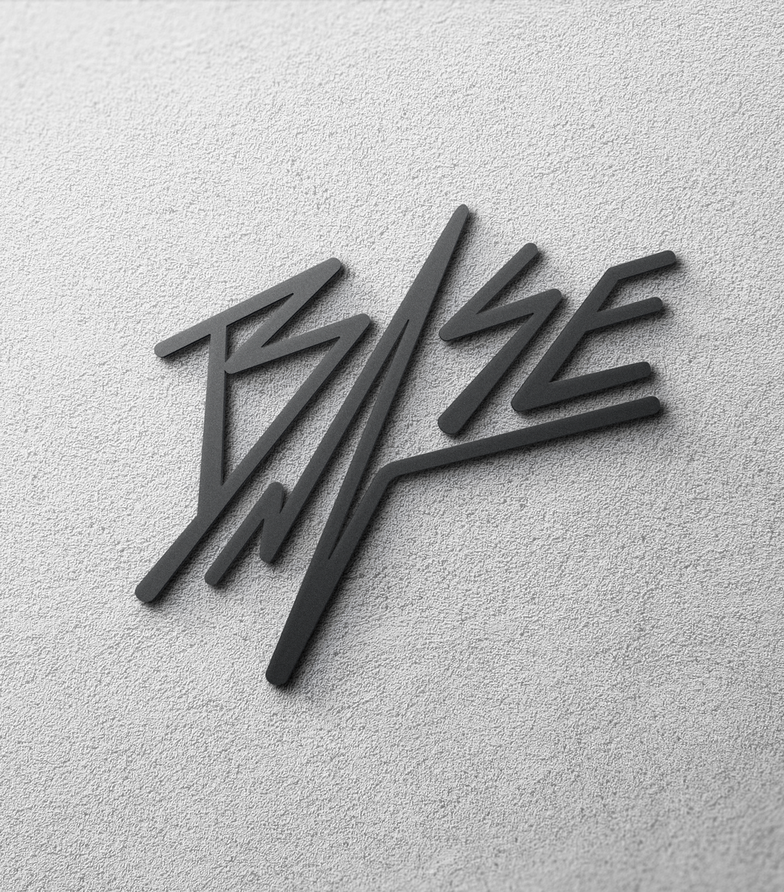 Translating a rough sketch into a bold, modern logo
