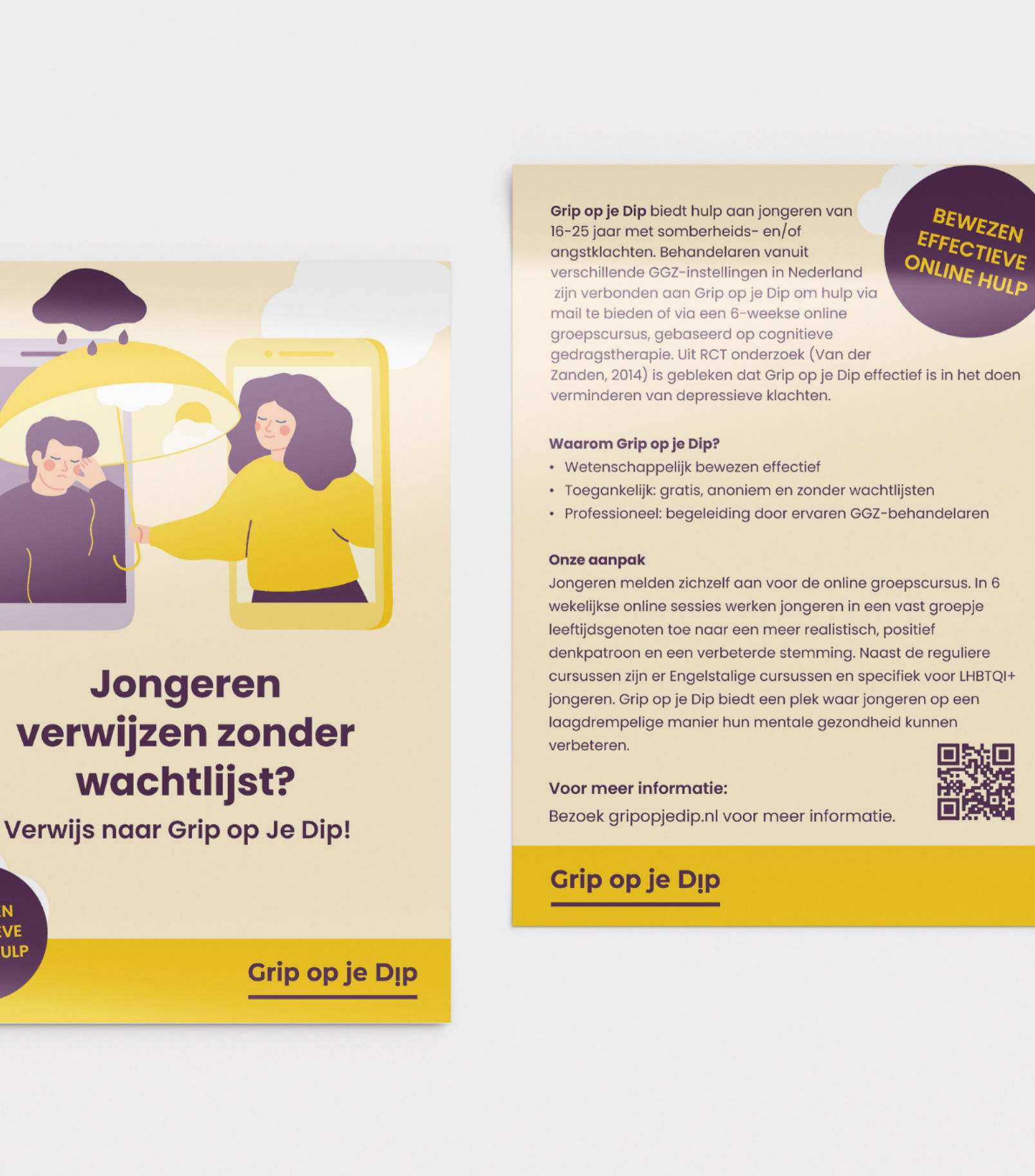 Communication strategy, concept development, visual design and written content for a mental health awareness campaign