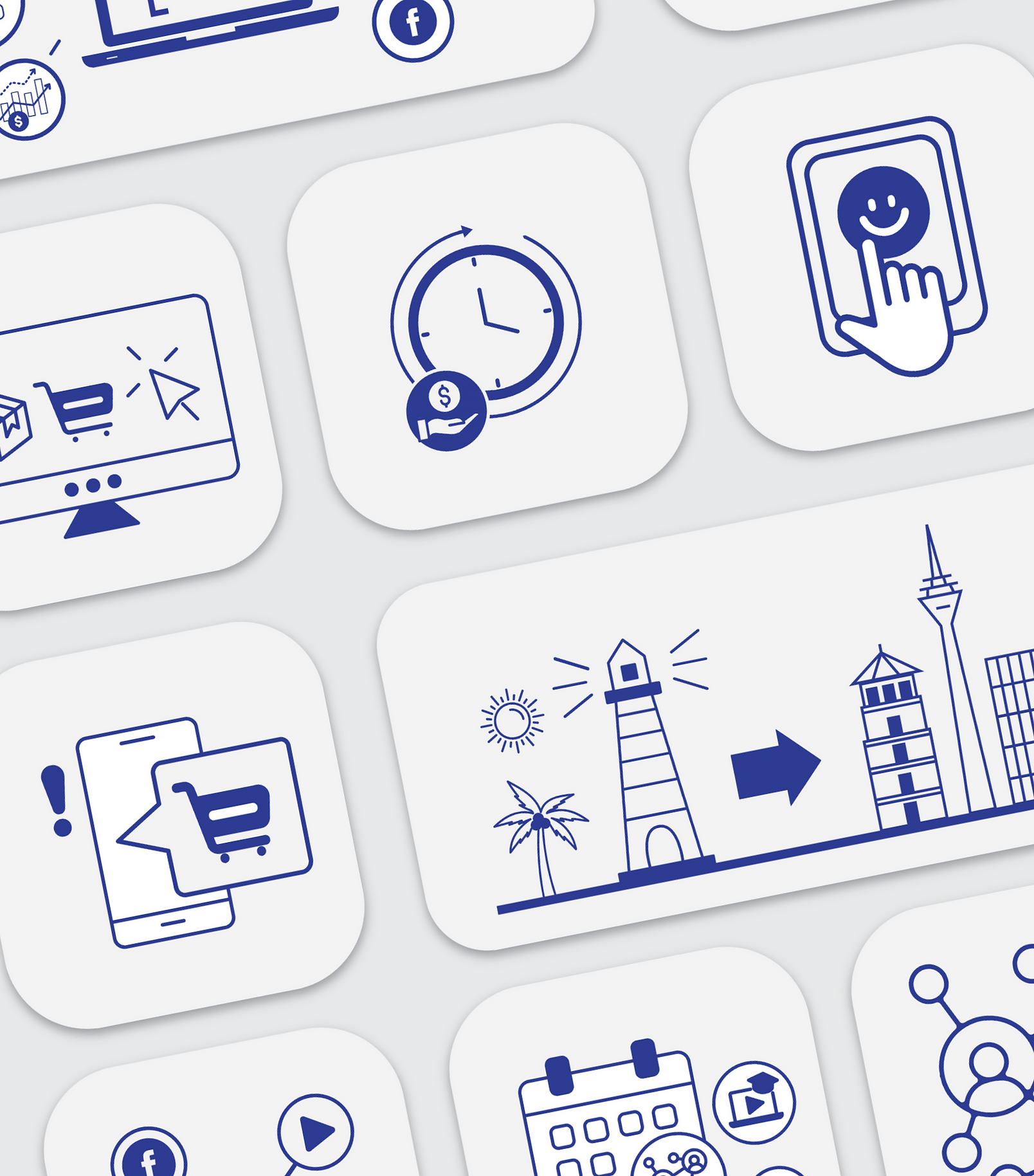 Custom illustrations and visual refinements for a transformative dental industry platform
